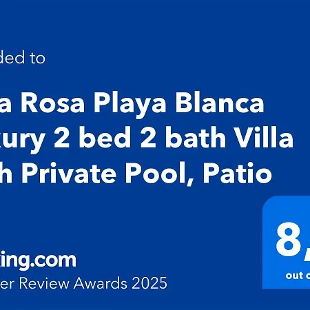 别墅 Rosa Luxury 2 Bed 2 Bath With Private Pool, Patio 普拉亚布兰卡